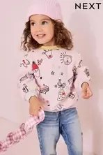 Oferta de Rosa pálido - Sudadera navideña (3 meses - 7 años) por 14,17€ en Next