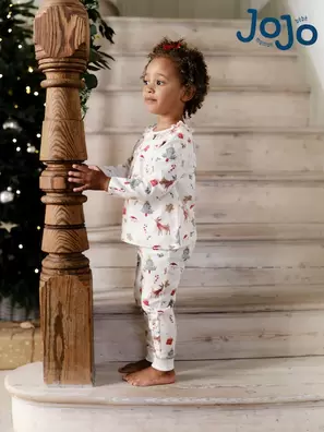 Oferta de Jojo Maman Bébé Pretty Christmas Pyjamas (B96712) | 35 € por 35€ en Next