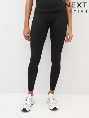 Oferta de Negro - Next Active Sports Tummy Control Alto Waisted Dry Tech Full Length Sculpting Leggings (758146) | 37 € por 37€ en Next