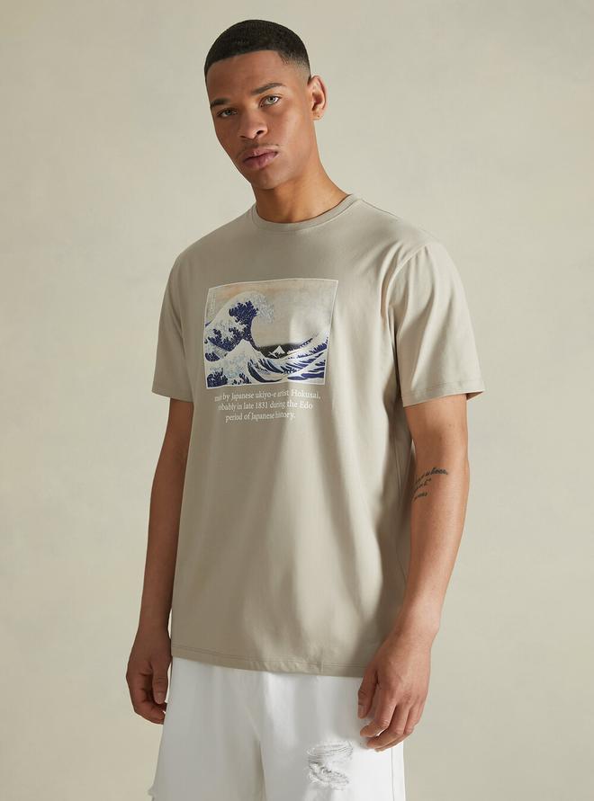 Oferta de Camiseta Art collection Hokusai / Alcott por 4,99€ en Alcott