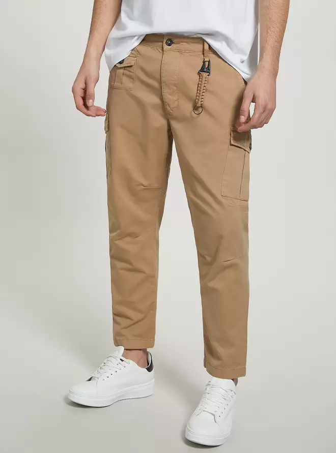 Oferta de Pantalón cargo de sarga por 12,99€ en Alcott