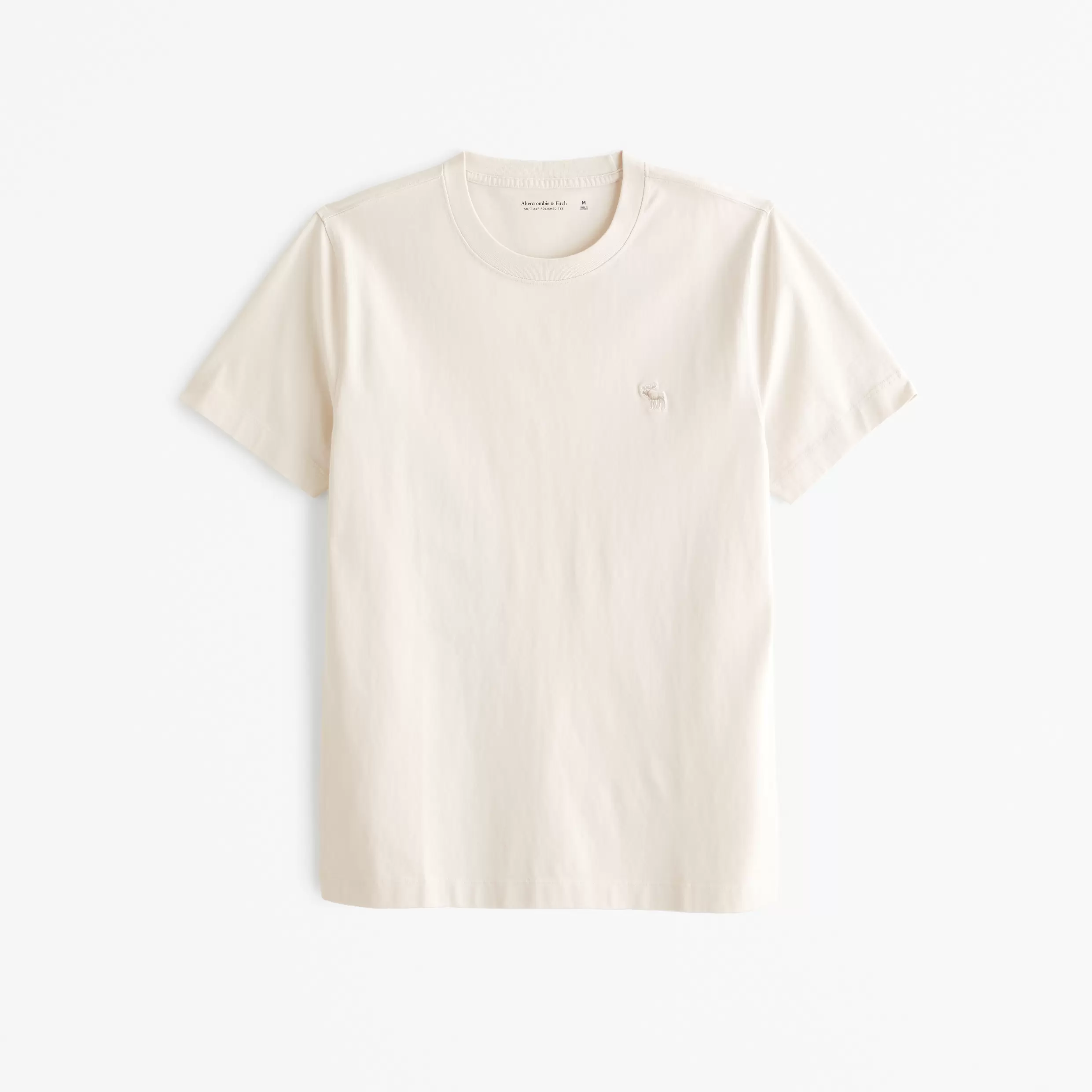 Oferta de Camiseta con icono en relieve y acabado pulido por 16,99€ en Abercrombie & Fitch