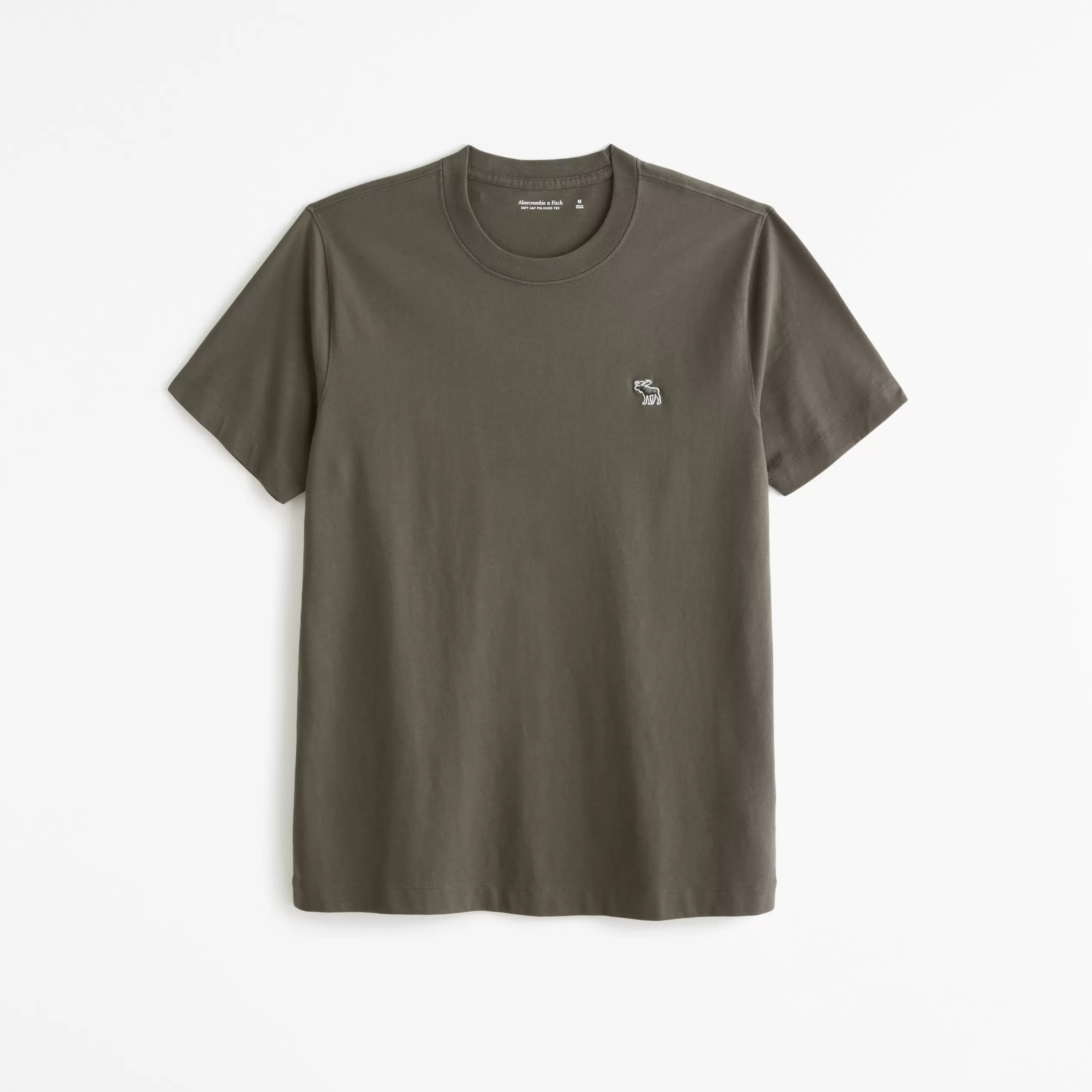 Oferta de Camiseta con icono del mismo tono y acabado pulido por 12,99€ en Abercrombie & Fitch