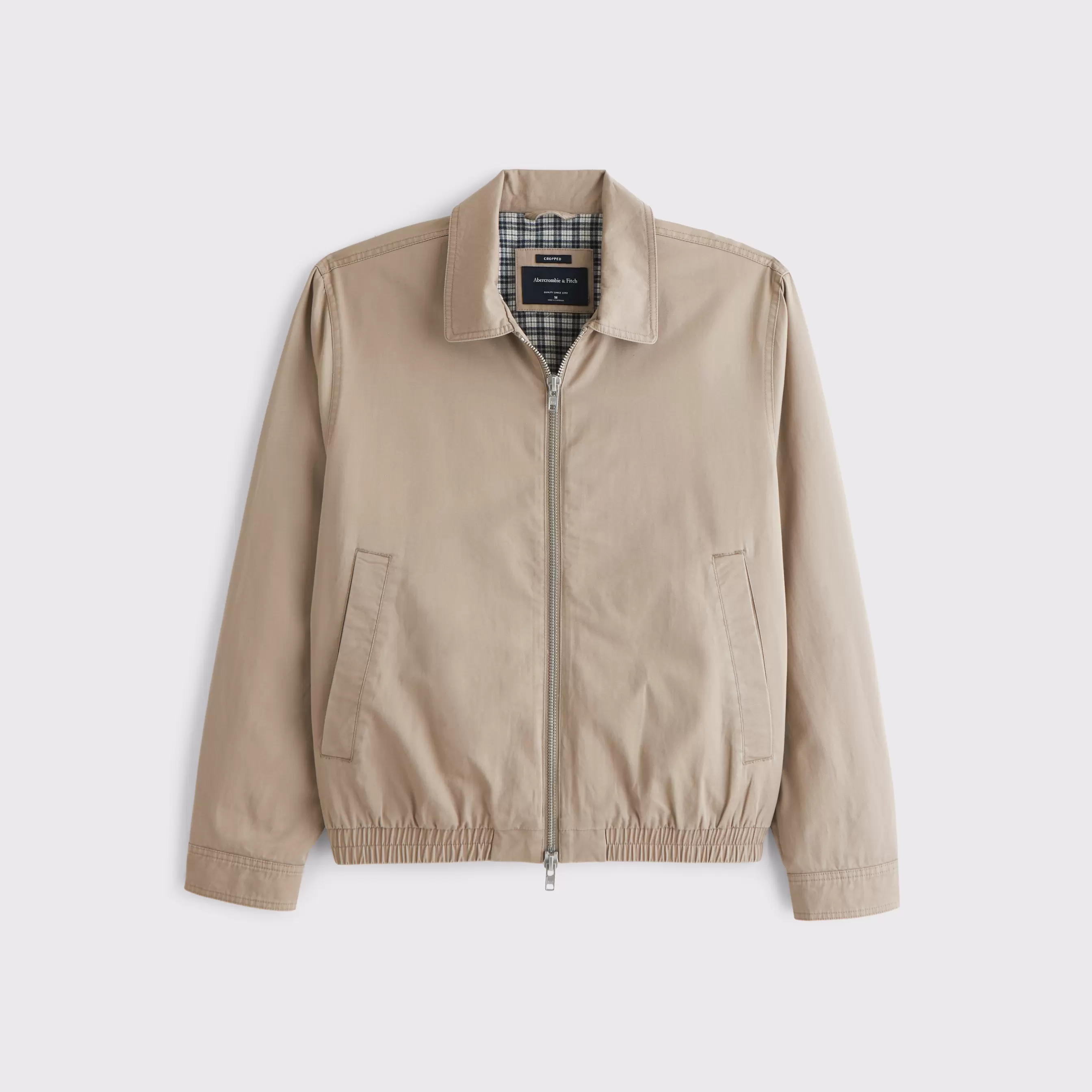 Oferta de Chaqueta Harrington depurada por 109,99€ en Abercrombie & Fitch