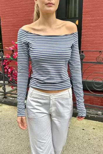 Oferta de Product Name:Bonnie Striped Top por 21€ en Brandy Melville