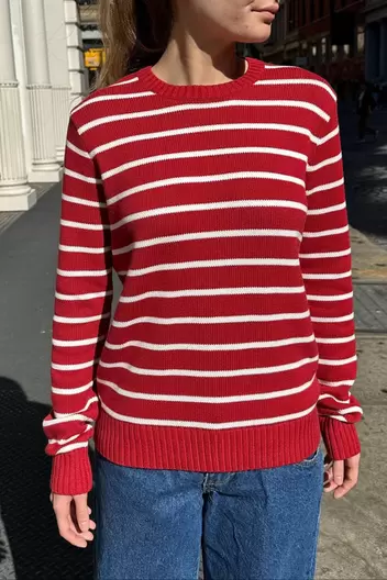 Oferta de Product Name:Martha Cotton Thin Stripe Sweater por 38€ en Brandy Melville