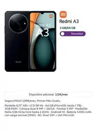 Oferta de Xiaomi - Redmi A3 en Movistar