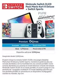 Oferta de Nintendo -  Switch - Oled por 459,8€ en Movistar