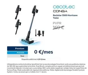 Oferta de Cecotec - Rockstar 5500 Hurricane Twice por 169€ en Movistar