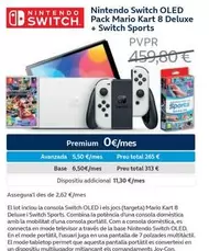 Oferta de Nintendo Switch - Oled por 459,8€ en Movistar