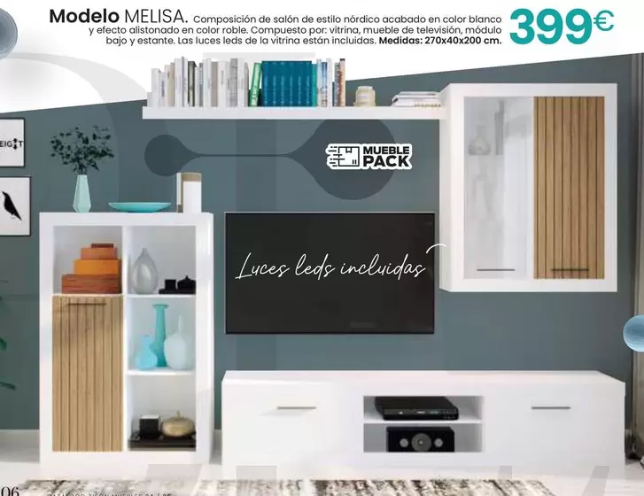 Oferta de Modelo Melisa por 399€ en Tifón Muebles