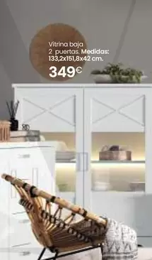 Oferta de Vitrina Baja 2 Puertas. por 349€ en Tifón Muebles