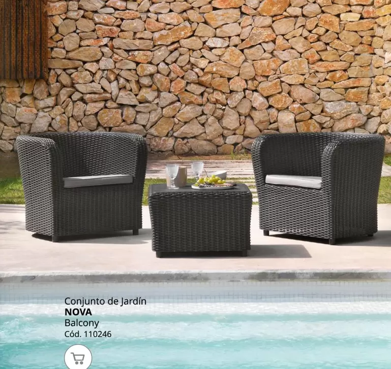 Oferta de Nova - Conjunto De Jardín Balcony en Conforama