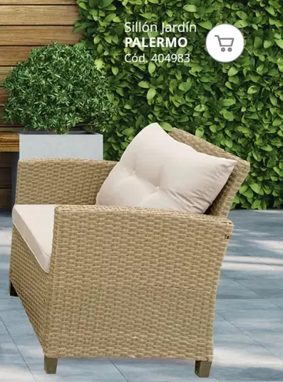 Oferta de Palermo - Sillón Jardín en Conforama