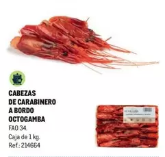 Oferta de Cabezas De Carabinero A Bordo Octogamba en Makro