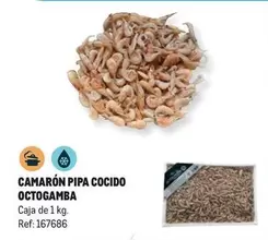 Oferta de Camarón Pipa Cocido Octogamba en Makro