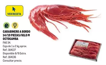 Oferta de Carabinero A Bordo en Makro