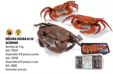 Oferta de Altamar - Nécora Cocida en Makro