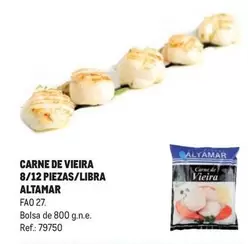 Oferta de Altamar - Carne De Vieira 8/12 Piezas/Libra en Makro