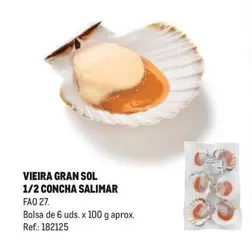 Oferta de Salimar - Vieira Gran Sol 1/2 Concha  en Makro