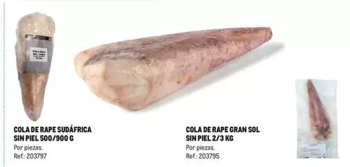 Oferta de Cola De Rape Sudáfrica Sin Piel en Makro