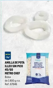 Oferta de Metro Chef - Anilla De Pota Illex Sin Pico en Makro