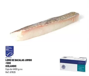 Oferta de Lomo De Bacalao Jumbo +500 Icelandic en Makro