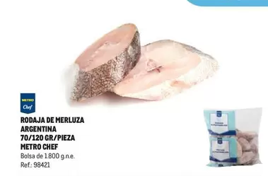 Oferta de Metro Chef - Rodaja De Merluza Argentina en Makro