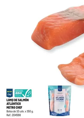 Oferta de Metro Chef - Lomo De Salmón Atlántico  en Makro