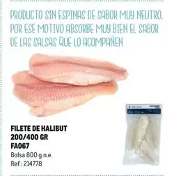 Oferta de Filete De Halibut en Makro