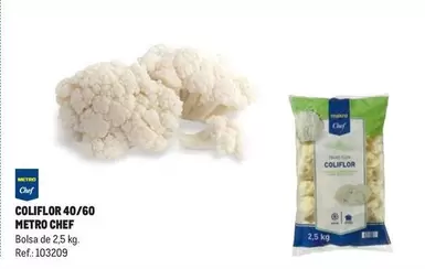 Oferta de Metro Chef - Coliflor 40/60 en Makro