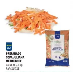 Oferta de Metro Chef - Preparado Sopa Juliana en Makro