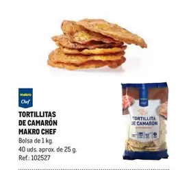 Oferta de Makro Chef - Tortillitas De Camarón en Makro