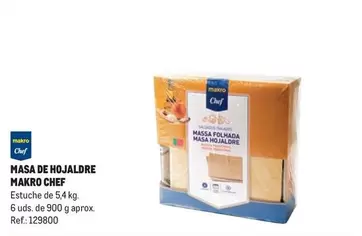 Oferta de Makro Chef - Masa De Hojaldre  en Makro