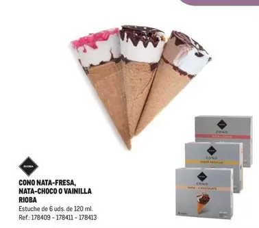 Oferta de Rioba - Cono Nata-Fresa en Makro