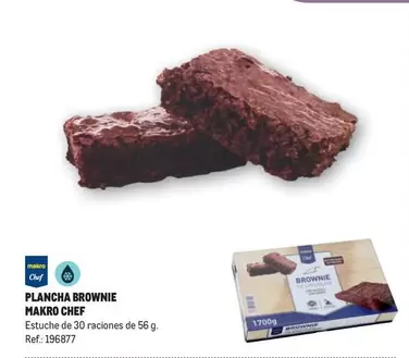 Oferta de Makro Chef - Plancha Brownie en Makro