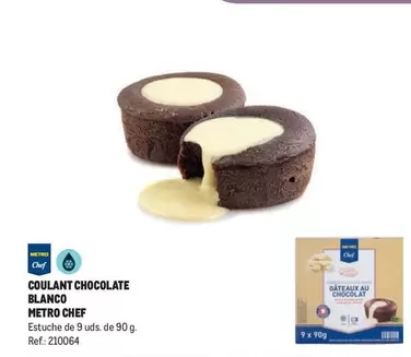 Oferta de Metro Chef -  Coulant Chocolate Blanco en Makro