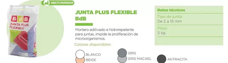 Oferta de Antracita - Bdb - Junta Plus Flexible en BdB