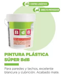 Oferta de Bdb - Pintura Plástica Super en BdB