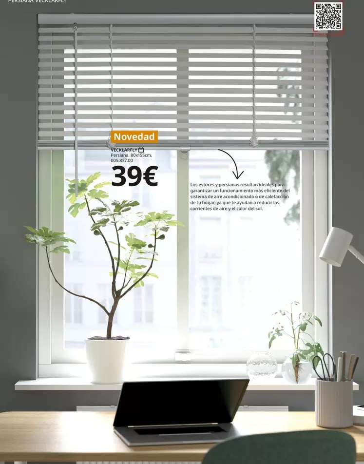 Oferta de Vecklarfly Persiana por 39€ en IKEA