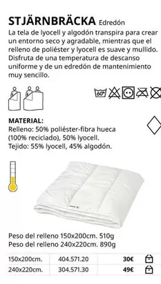 Oferta de Stjarnbracka - Edredon por 30€ en IKEA