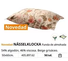 Oferta de Nasselklocka - Funda De Almohada por 5€ en IKEA