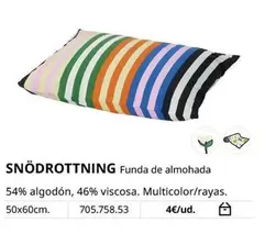 Oferta de Snödrottning Funda De Almohada por 4€ en IKEA