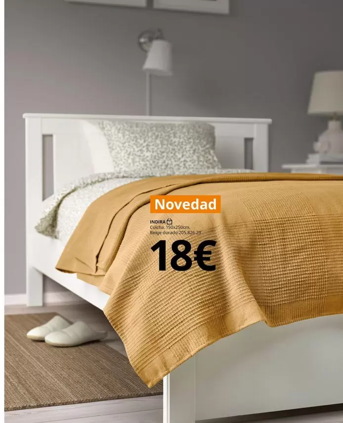 Oferta de Indira Colcha por 18€ en IKEA