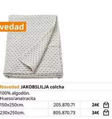 Oferta de Jakobslilja - Colcha por 24€ en IKEA