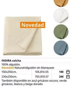 Oferta de Indira - Colcha por 18€ en IKEA