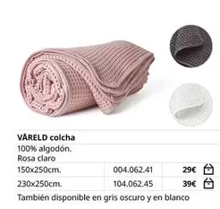 Oferta de Vareld - Colcha por 29€ en IKEA