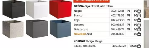 Oferta de Dröna Caja por 6€ en IKEA