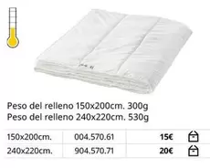 Oferta de Säfferot Edredón por 15€ en IKEA