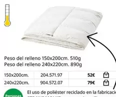 Oferta de Strandmolke Edredón por 52€ en IKEA